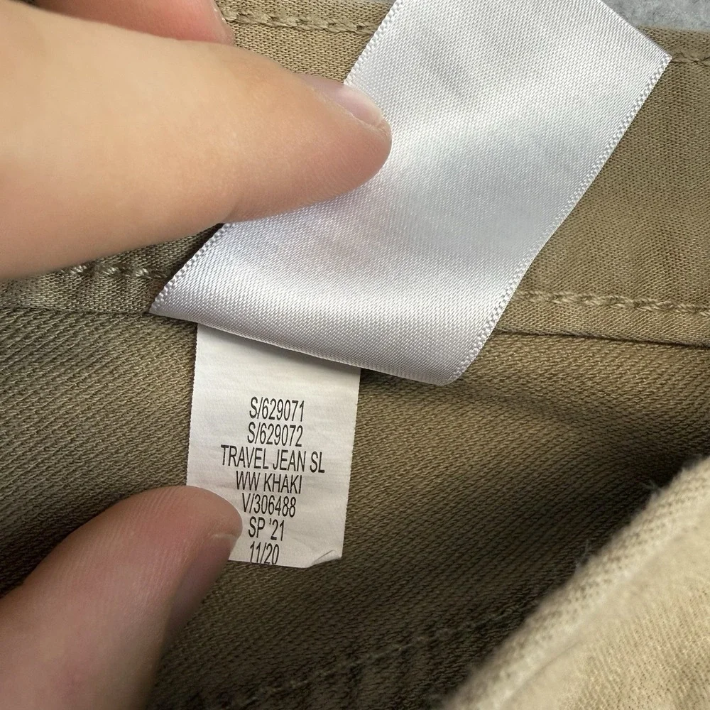 Banana Republic Jeans Mens 32x30 Beige‎ Travel Jean Slim Straight Stretch Chino